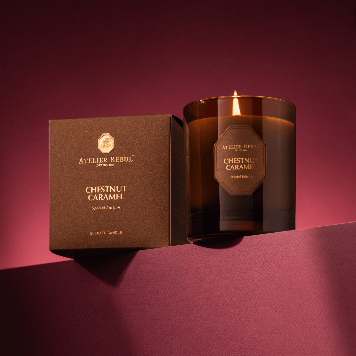 Chestnut Caramel Geurkaars 210g - Special Edition - Atelier Rebul