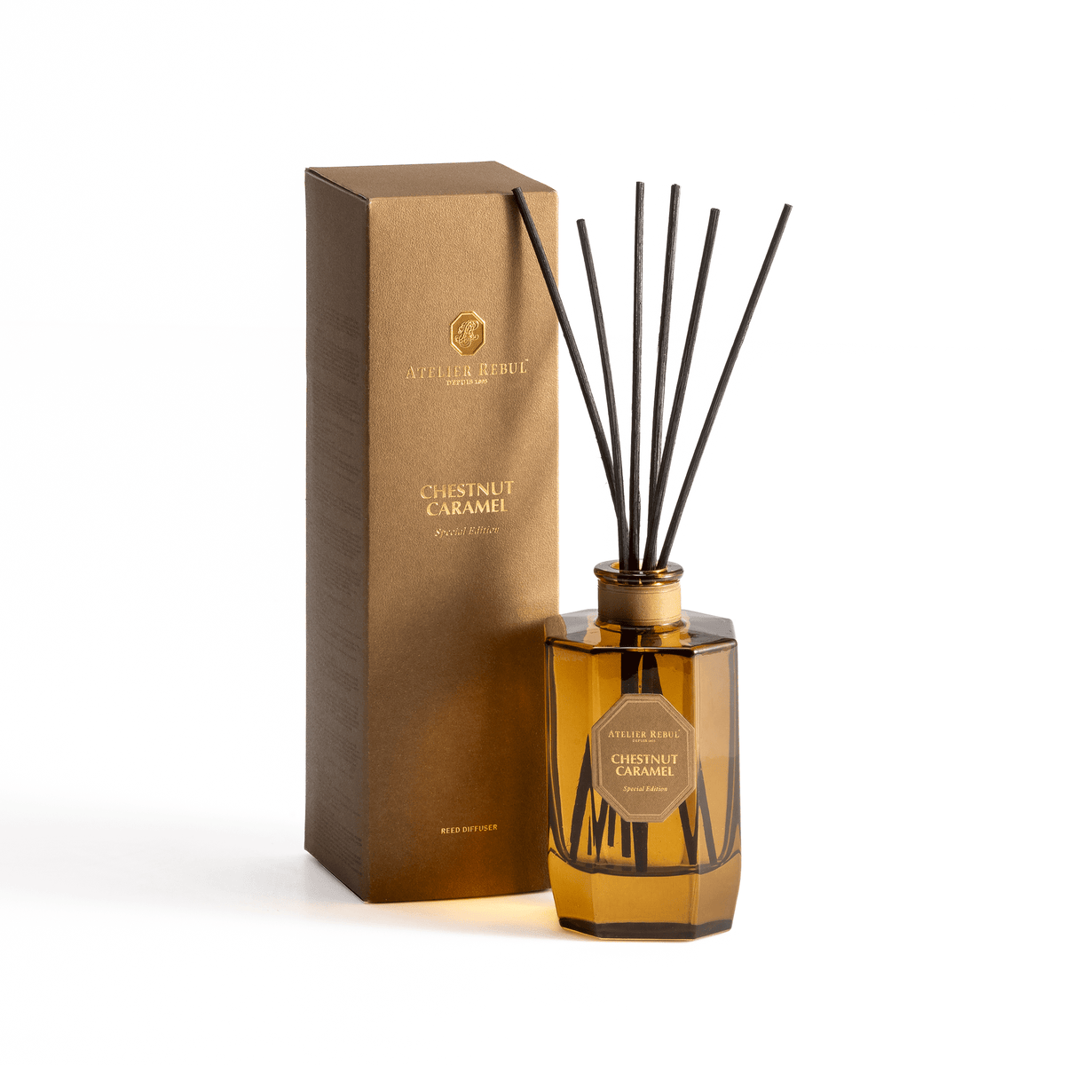 Chestnut Caramel Geurstokjes 200ml - Special Edition - Atelier Rebul