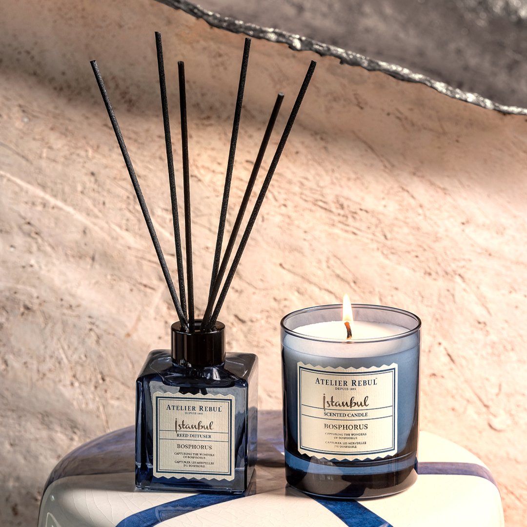 Istanbul Bosphorus Geurkaars 210g - Atelier Rebul