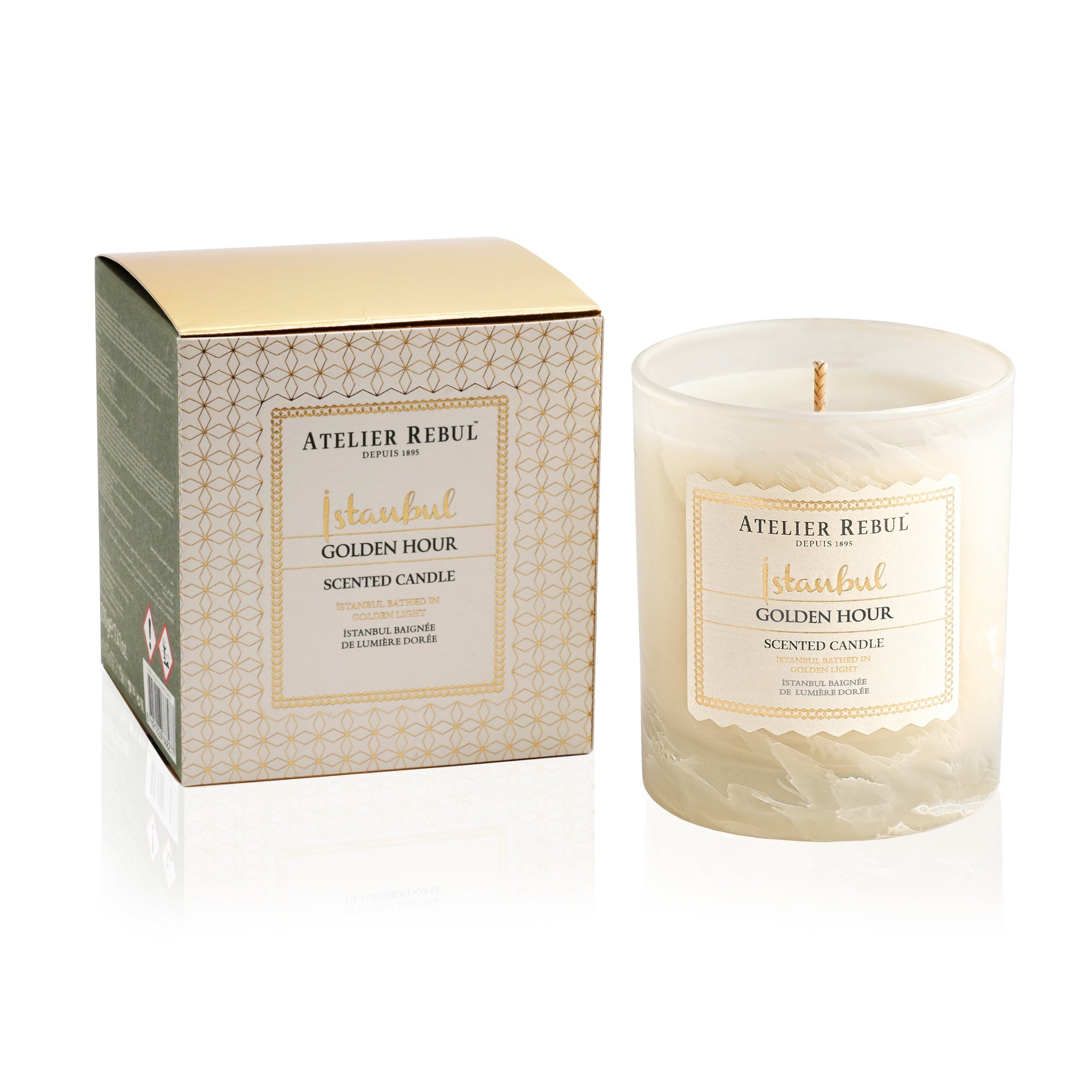 Istanbul Golden Hour Geurkaars 210g - Atelier Rebul