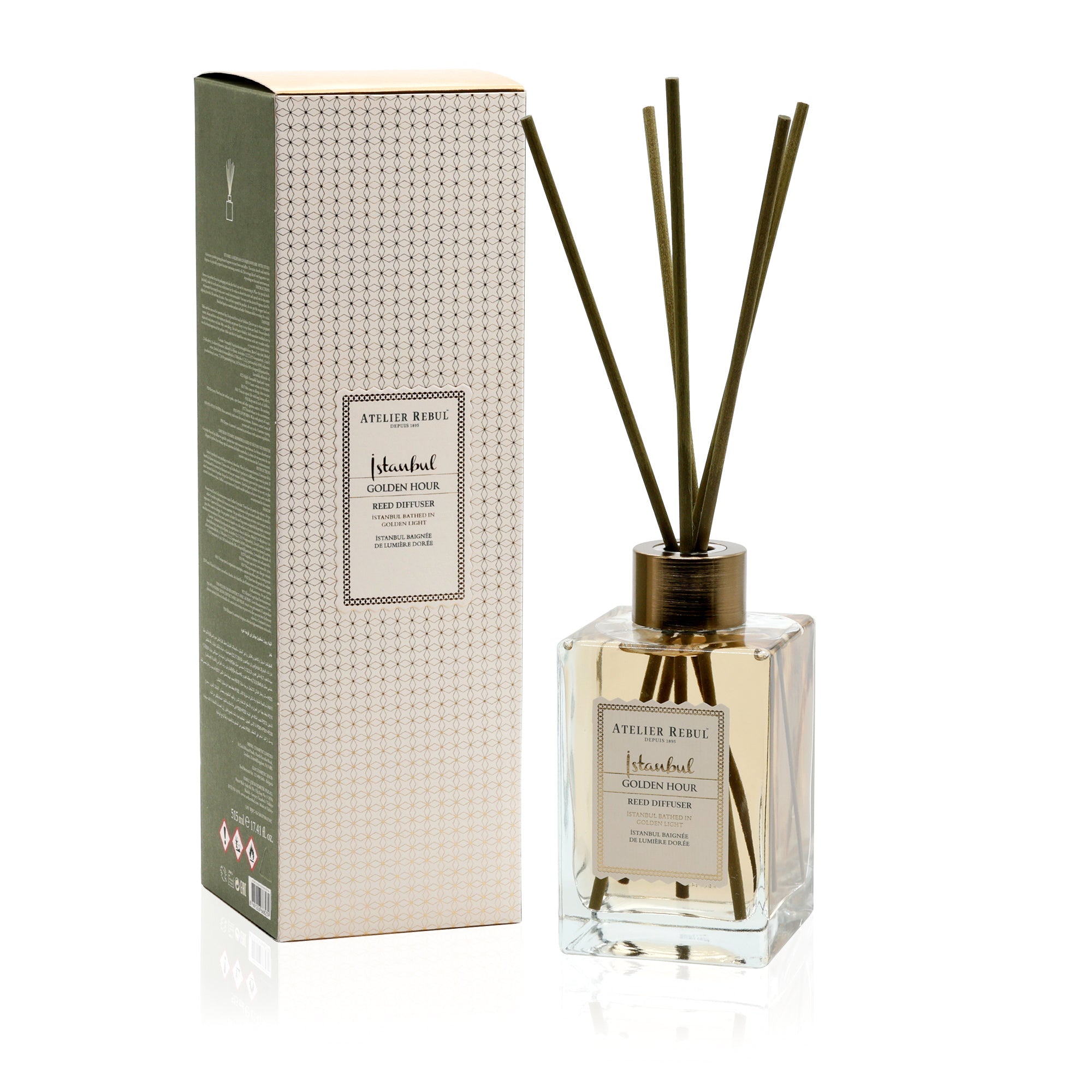 Istanbul Golden Hour Geurstokjes 515ml - Atelier Rebul