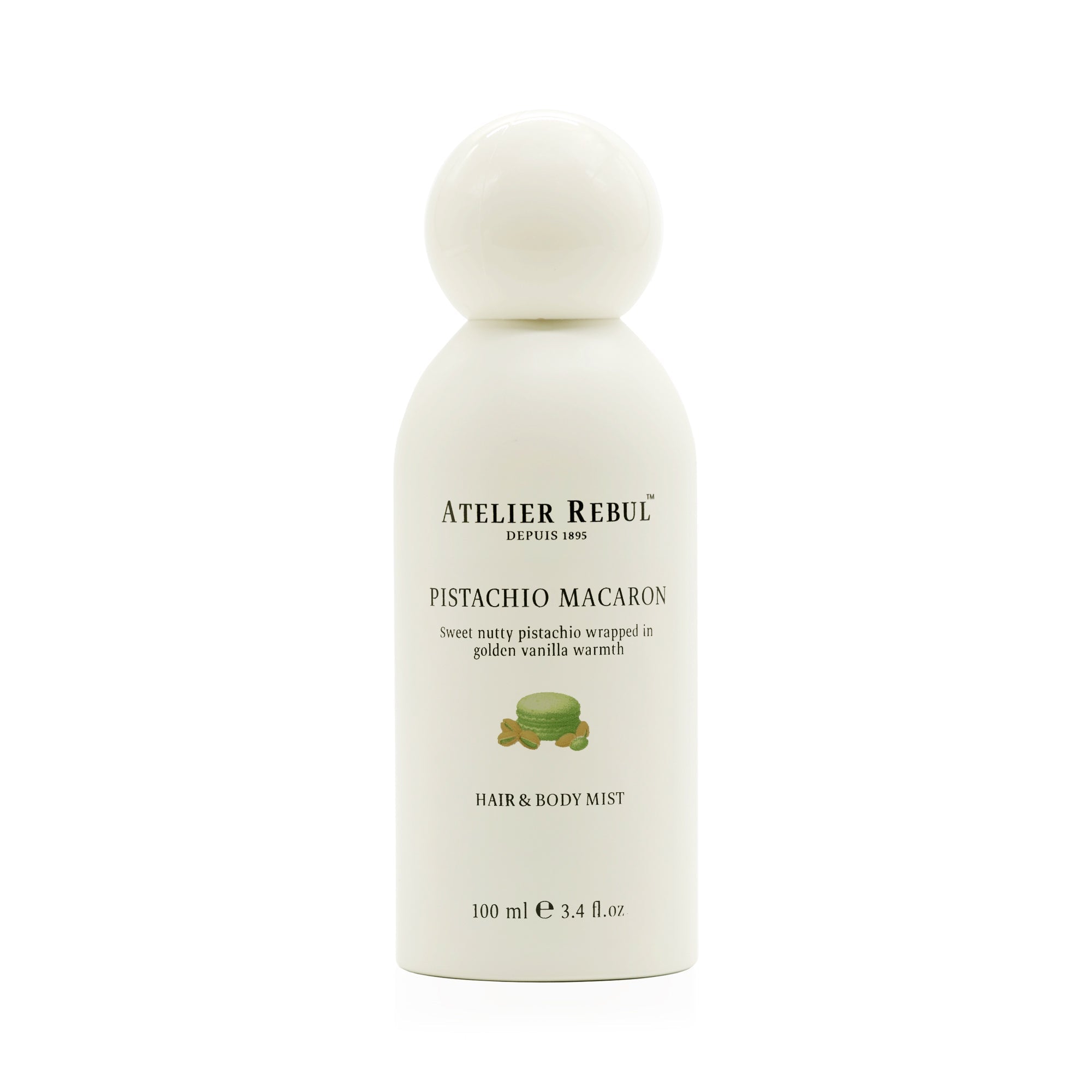 Pistachio Macaron Hair & Body Mist 100ml - Atelier Rebul