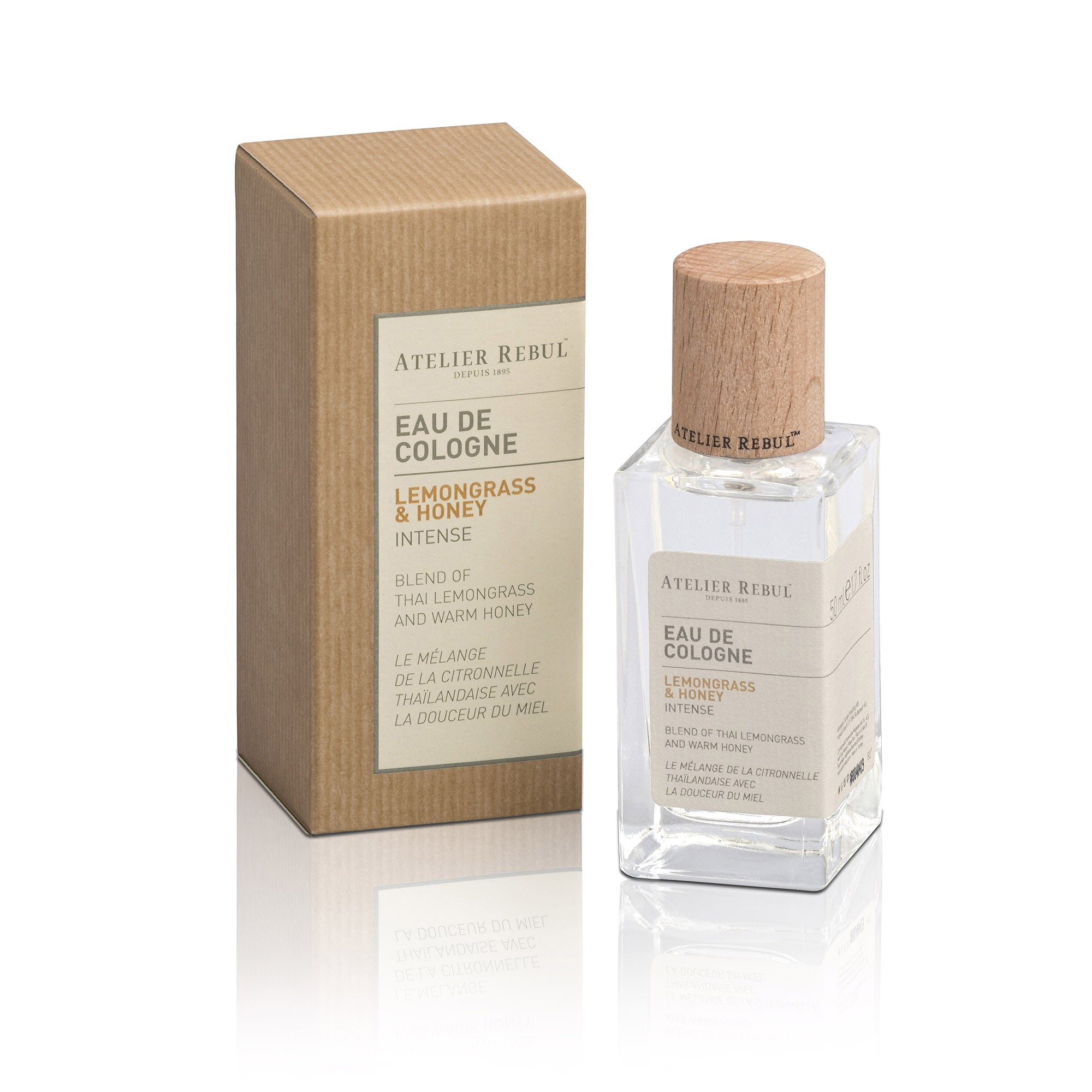 Citroengras & Honing Eau de Cologne 50ml - Atelier Rebul