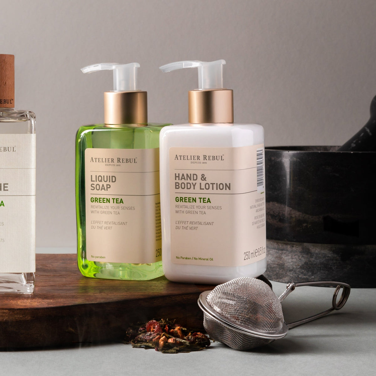 Groene Thee Hand & Bodylotion 250ml - Atelier Rebul