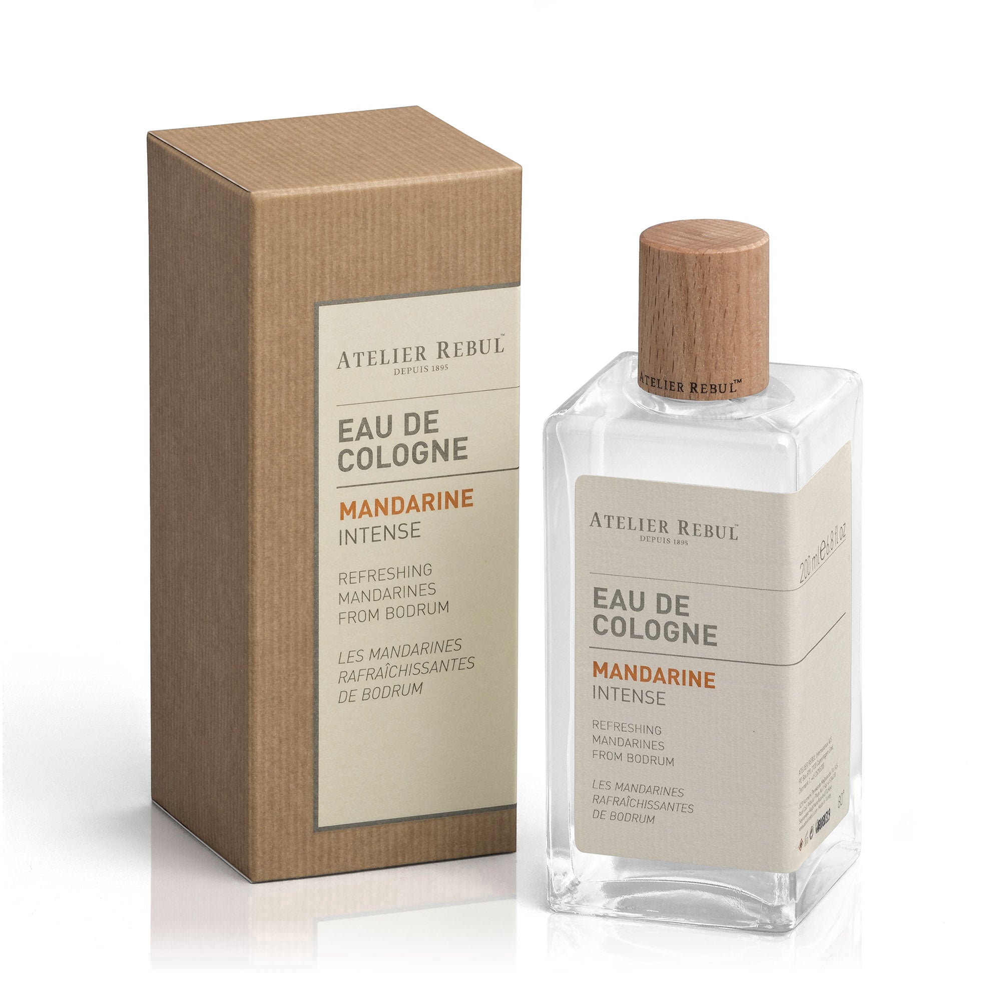 Mandarijn Eau de Cologne 200ml - Atelier Rebul