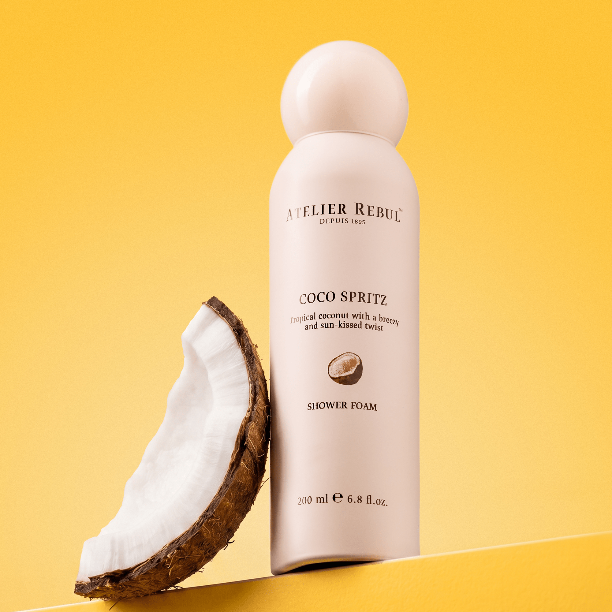 Coco Spritz Shower Foam 200ml - Atelier Rebul