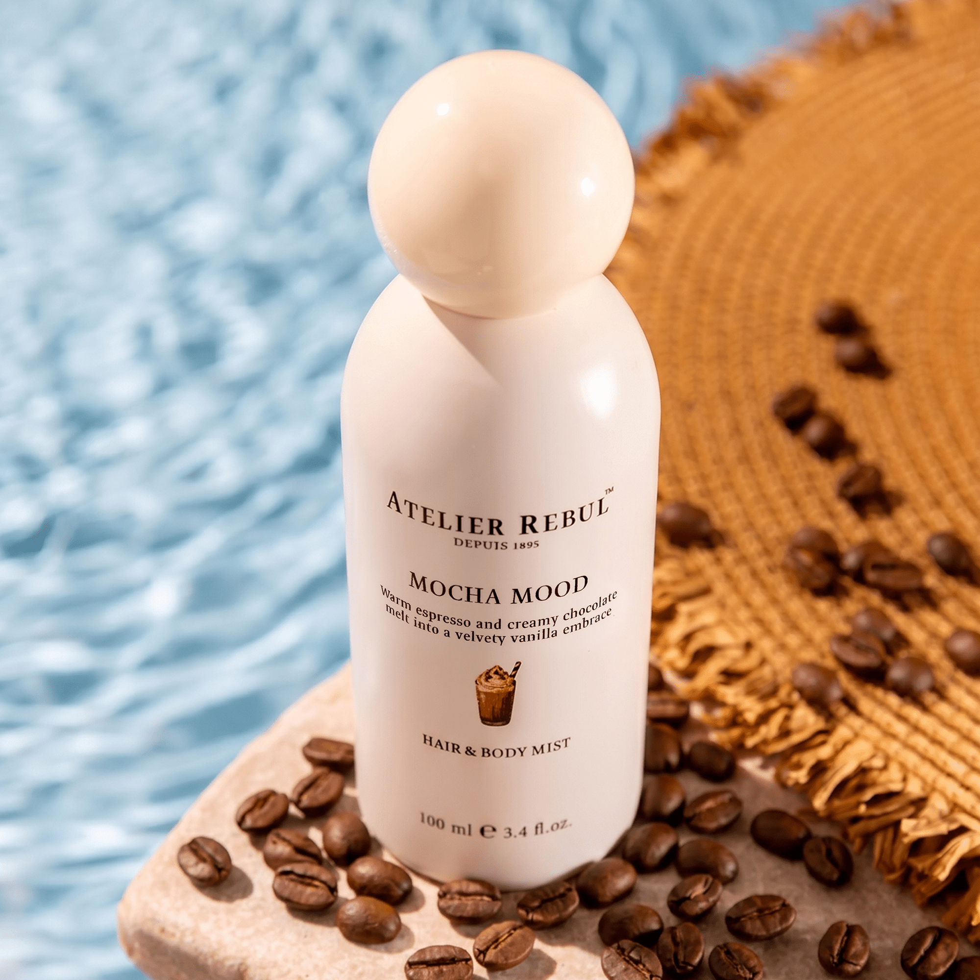 Mocha Mood Hair & Body Mist 100ml - Atelier Rebul